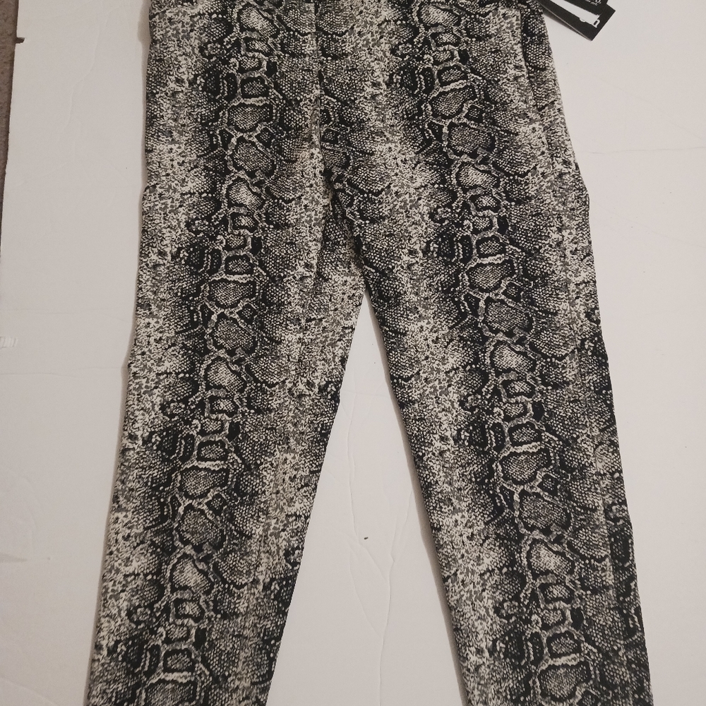 Women's snake print pants
